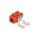 Moduł Keystone RJ45 UTP Cat5e Pomarańczowy Punch-Down