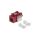 Moduł Keystone RJ45 UTP Cat5e Czerwony Punch-Down