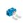 Moduł Keystone RJ45 UTP Cat5e Niebieski Punch-Down