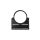 Szyld opisowy czarny 22mm prostokątny długość 12mm Osmoz 024316