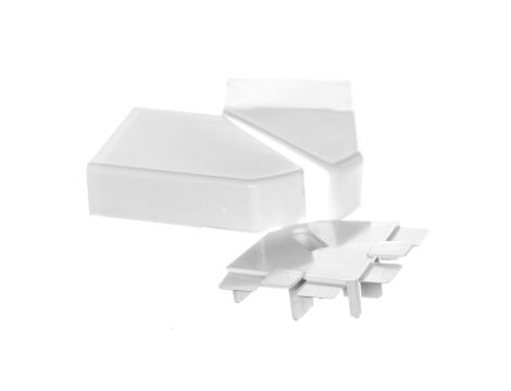 Naroże płaskie 40x 16mm 90 biały 40X16 033328