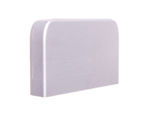 Zaślepka 105x 65x srebro DLP 65x105 ALU 011159