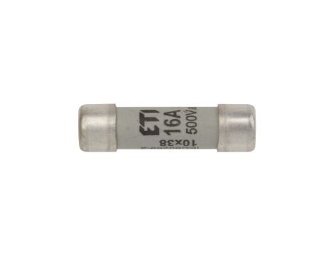 Wkładka bezpiecznikowa cylindryczna 10x38mm 16A GG 500V HPC 013316