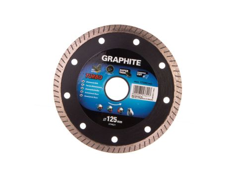Tarcza diamentowa 125 x 22.2 mm turbo super cienka 57H621