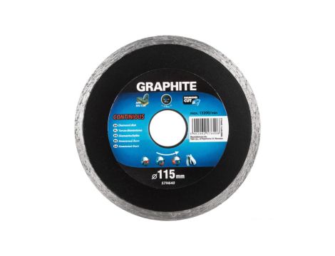 Tarcza diamentowa 115 x 22.2 mm pełna 57H640