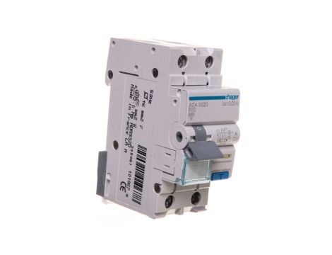 Wyłącznik różnicowo-nadprądowy RCBO 2P B32A 0,03A Typ A ADA932D