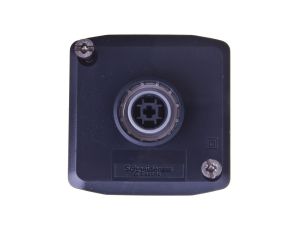 Kaseta sterownicza 1-otworowa przyciskiem zielony 1Z IP65 szara XALD102