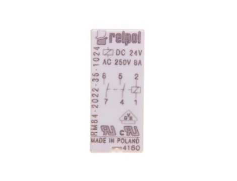 Przekaźnik miniaturowy 2Z 24V DC PCB AgNi RM84-2022-35-1024 600468 /20szt./