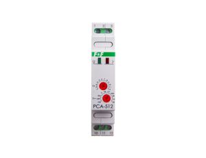 Przekaźnik czasowy 1P 10A 0,1sek-576h 24V AC/DC opóźnione wyłączenie PCA-512-24V