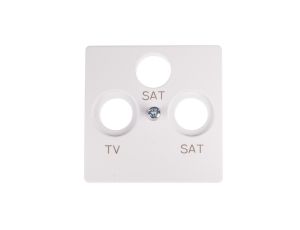 Simon 82 Pokrywa gniazda antenowego RTV/SAT/SAT biała 82038-30