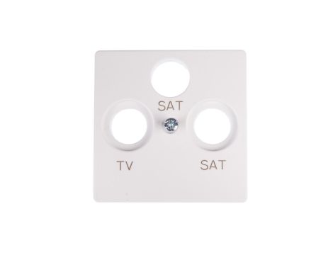 Simon 82 Pokrywa gniazda antenowego RTV/SAT/SAT biała 82038-30