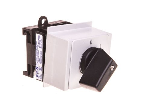 Łącznik krzywkowy 0-1 2P 20A na szynie T0-1-15402/IVS 060211