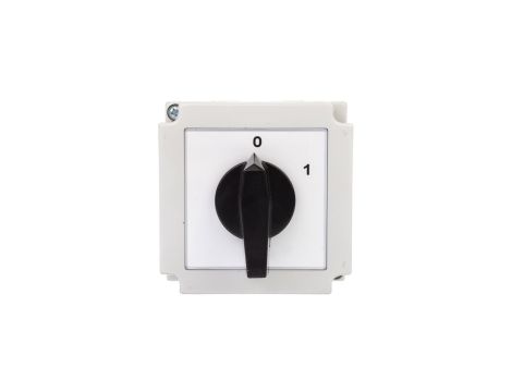 Łącznik krzywkowy 0-1 2P 25A w obudowie 4G25-91-PK R114 63-840395-031