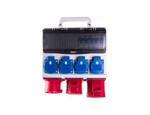 Rozdzielnica przenośna DZIERŻONIÓW 32A/5P 16A/5PxB16A 4xGSx2xB16 IP44 9004030W