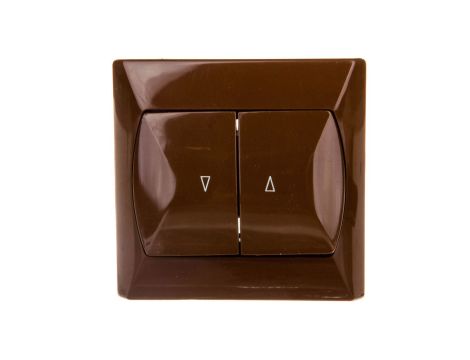 AKCENT Łącznik żaluzjowy brązowy ŁP-7A/24