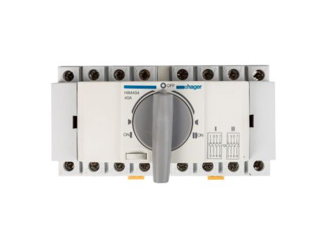 Przełącznik w układzie przełącznym I-0-II 4P 40A HIM404
