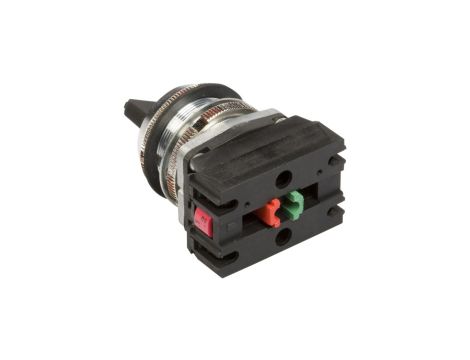 Przełącznik 2 położeniowy pokrętło 30mm czarny 1Z 1R bez samopowrotu W0-NEF30-P XY S
