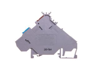 Złączka 0,08-2,5mm2 szary 20A DIN 35mm 280-564 /10szt./