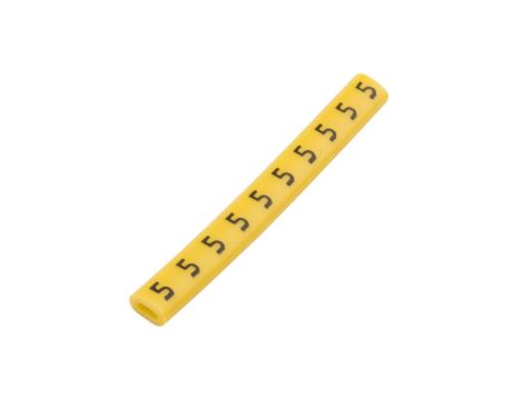 Oznacznik przewodów OZ-0/5 żółty E04ZP-01020100600 (100szt.)