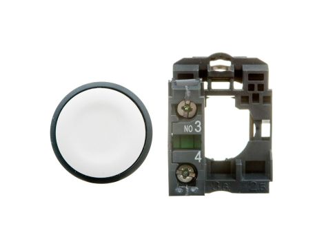 Przycisk sterowniczy 22mm biały 1Z z samopowrotem XB5AA11