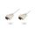 Kabel połączeniowy RS232 1:1 Typ DSUB9/DSUB9, M/M beżowy 3m AK-610107-030-E