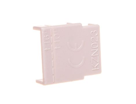 Osłony końcowe do szyn grzebieniowych, kołkowych i widełkowych 3P 10mm2 / 2P 16mm2 KZN023