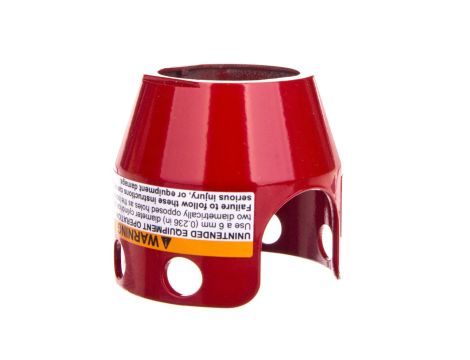 Osłona przycisku bezpieczeństwa fi40 czerwona mozliwośc blokowania kłódką ZBZ1604