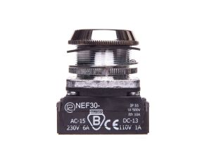 Przycisk sterowniczy 30mm czarny 2Z z samopowrotem W0-NEF30-K 2X S