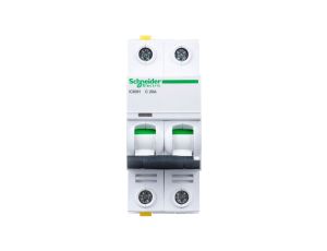 Wyłącznik nadprądowy 2P C 20A 10kA AC iC60H-C20-2 Acti9 A9F07220