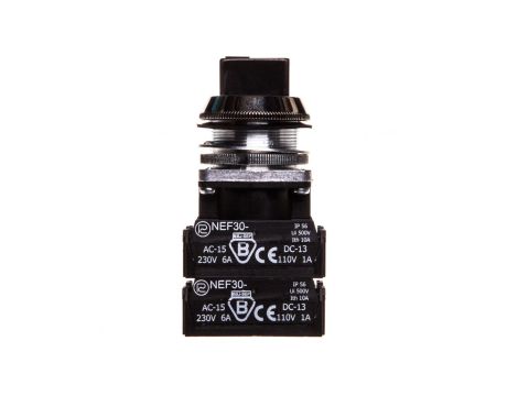 Przycisk sterowniczy 30mm NEF30-TPc4X czarny W0-NEF30-TPC 4X S