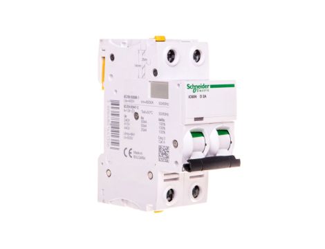 Wyłącznik nadprądowy 2P D 2A 6kA AC iC60N-D2-2 A9F05202