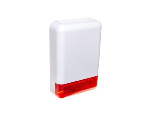 Sygnalizator optyczno-akustyczny, zewnętrzny, z czerwonym światłem LED, osłona metalowa SPL-2010 R