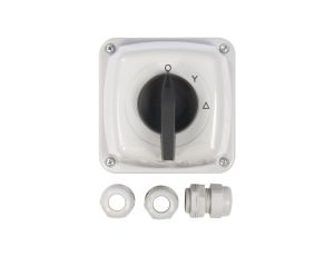 Łącznik krzywkowy gwiazda-trójkąt 3P 40A IP44 Łuk 40-23 w obudowie 924013