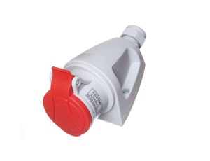 Gniazdo stałe 16A 4P 400V czerwone MINI GSM 16/4 IP44 921861