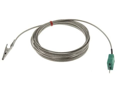 Termopara typ K do +250C kabel 3m, Stal nierdzewna IEC 584