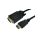 1MTR HDMI TO VGA CABLE GOLD PLATED