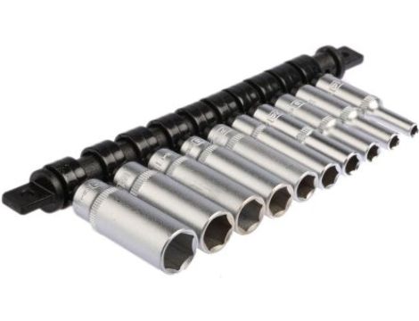 Zestaw nasadek 10 Piece 1/4 cala Kwadratowy Drive RS PRO