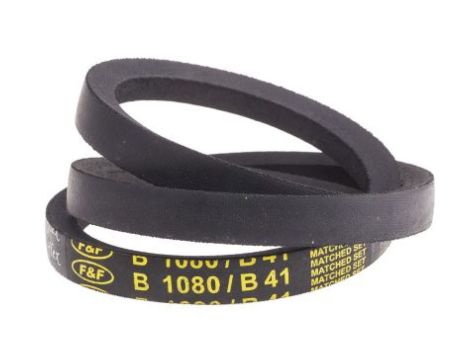 Pas napędowy, profil B, materiał: PET, guma, 17mm x 11mm x 1.04m, RS PRO
