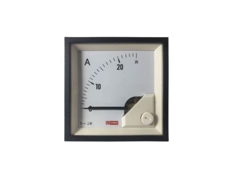 Amperomierz analogowy panelowy 25 (Input)A AC -10C do +65C RS PRO