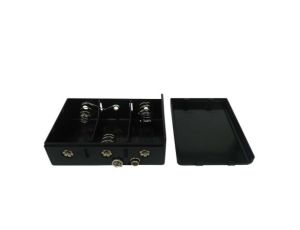 Uchwyt do baterii, x 3, montaż zatrzaskowy