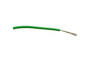 Przewód jednożyłowy linkowy, 0,2 mm, 7/0,2 mm, 24 AWG, PVC, 1 kV AC, Zielony, dł. 100m, RS PRO