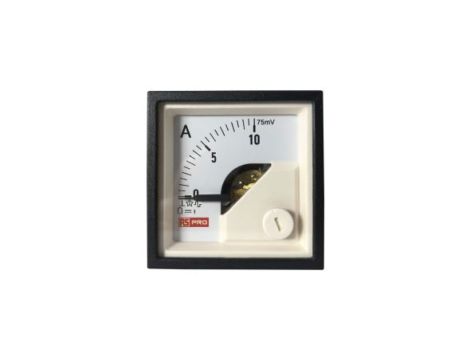 Amperomierz analogowy panelowy DC -10C do +65C RS PRO