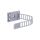 Spinka do kabli Regulowany zacisk, 22mm, materiał: Nylon 66, Samoprzylepny, 30.5 x 21 x 90mm, RS PRO / 100 szt.