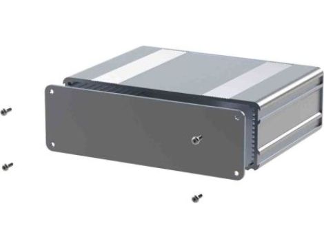 Obudowa urządzeń elektronicznych, aluminiowa, Srebrny, 80 x 169.8 x 53.8mm, RS PRO