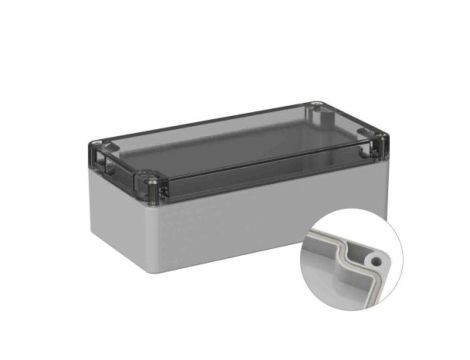 Obudowa ogólnego użytku ekranowana Szary IP66 Silikon, 80 x 160 x55mm, RS PRO 5U2