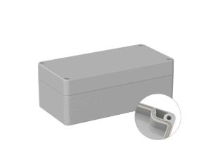 Obudowa ogólnego użytku ekranowana Szary IP66 Silikon, 80 x 160 x 60mm, RS PRO 5U3