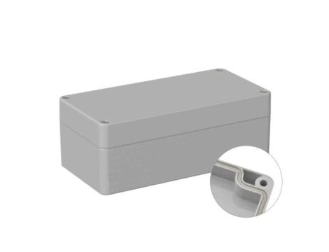 Obudowa ogólnego użytku ekranowana Szary IP66 Silikon, 80 x 160 x 60mm, RS PRO 5U3