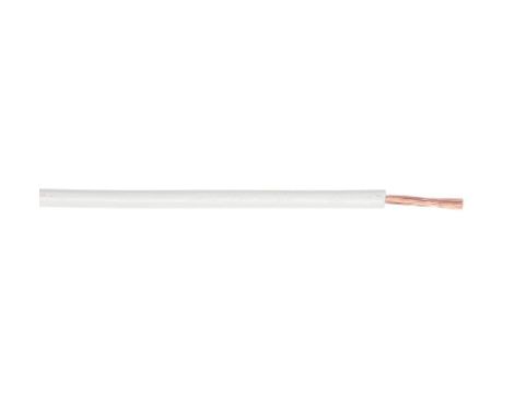Przewód jednożyłowy linkowy, 2,5 mm, 14 AWG, PVC, 450/750 V, Biały, dł. 100m, RS PRO