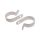 Zacisk typu P, Ø zew. 25.4mm, szer. 12mm, kolor: , kolor: Naturalny, materiał: Nylon