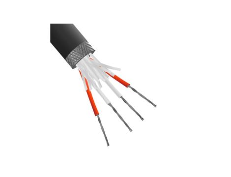 Przewód termoparowy Ekranowany, -75 → +260 C., dł. 25m, izolacja: PFA, 7-żyłowy, RS PRO